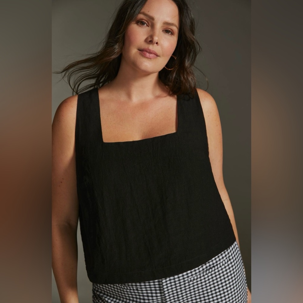 Anthropologie x Porridge Linen Tank - size SP NWT COPY
